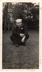 Joshua Lederberg in U.S. Naval Reserve uniform