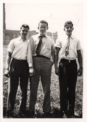 Marty [Rodbell] -- Bob Wolfe -- Neil Zierler [at Baltimore City College]