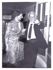 Albert Szent-Gyorgyi and Jane McLaughlin at a symposium