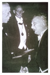 Albert Szent-Gyorgyi receiving the Nobel Prize
