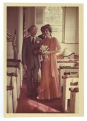 Wedding photo of Clarence Dennis and Mary Steinhilper