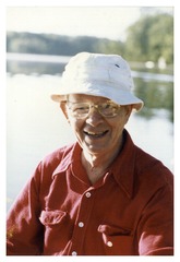 Clarence Dennis at Cable Lake, Wisconsin