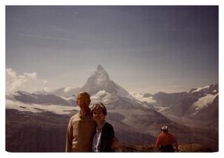 Clarence Dennis and his wife, Mary, in Switzerland