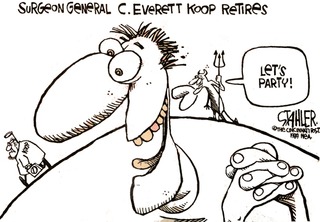 Surgeon General C. Everett Koop Retires--Let's Party!