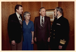 C. Everett Koop on the day of his confirmation as Surgeon General