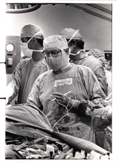 C. Everett Koop and his assistants during an operation at Children's Hospital in Philadelphia, Pennsylvania