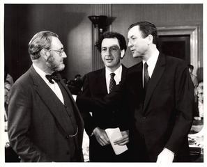 C. Everett Koop with U.S. Senators Arlen Specter and Orrin Hatch