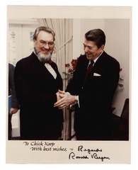 C. Everett Koop with President Ronald Reagan