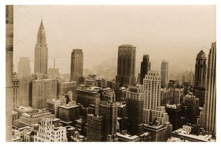 View of New York City facing south from Wilbur A. Sawyer's Rockefeller Foundation office