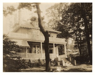 Sawyer family home on Ferndale Drive in Hastings-on-Hudson, New York