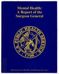 Mental Health: A Report of the Surgeon General. [Cover]