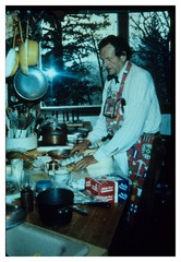 Henry Swan in his kitchen