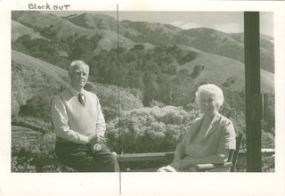Alan and Eleanor Gregg in Big Sur, California