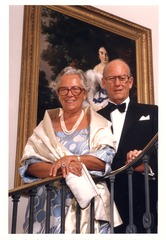 Dr. and Madam Fredrickson at the 25th Anniversary dinner of the Institute of Medicine