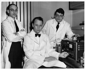 Daniel Steinberg and Donald Fredrickson, of the lab of Cellular Physiology and Metabolism, National Heart Institute, and Gordon Tomkins, National Institute of Arthritis and Metabolic Diseases