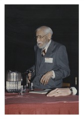 Michael Heidelberger at the 1988 Meeting of the Federation of American Societies for Experimental Biology (FASEB)