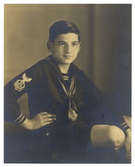 Adrian Kantrowitz (age 10) in sailor suit