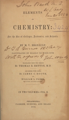 Elements of chemistry: for the use of colleges, academies, and schools (Volume 2)