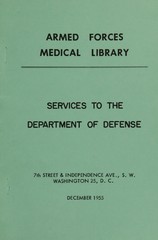 Services to the department of defense