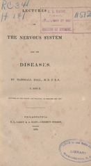 Lectures on the nervous system and its diseases
