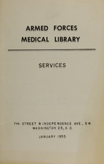 Armed Forces Medical Library: services