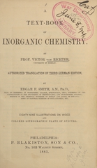 A text-book of inorganic chemistry