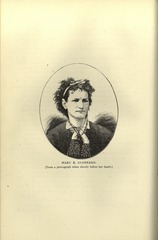 Mary E. Stannard: from a photograph taken shortly before her death