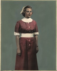 [Nurse wearing uniform from Bahamas]