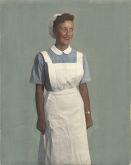 [Nurse wearing uniform from Switzerland]