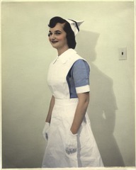 [Nurse wearing uniform from Argentina]