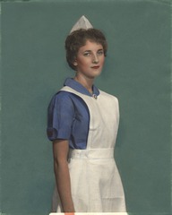 [Nurse wearing uniform from Brazil]