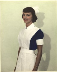 [Nurse wearing uniform from Lebanon]