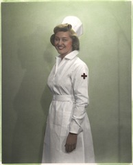 [Nurse wearing uniform from Thailand]