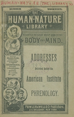Addresses delivered before the American Institute of Phrenology