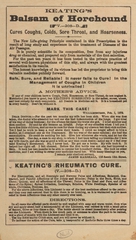 Keating's balsam of horehound