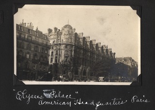 ["Elysees Palace" American Headquarters Paris]