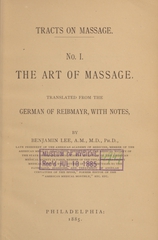 The art of massage