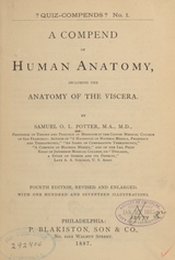 A compend of human anatomy: including the anatomy of the viscera