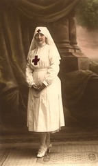 [Female nurse in Red Cross uniform]