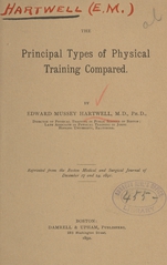The principal types of physical training compared