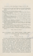 One hundred and thirty-eight cases amputation of scrotum for elephantiasis arabum