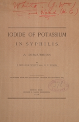 Iodide of potassium in syphilis: a discussion