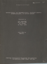 Neuropathology and neurophysiology, including electroencephalography, in wartime Germany