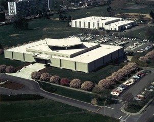 [Aerial view of the National Library of Medicine and building #41]