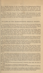 By-laws of the Massachusetts Medical Society