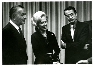 [Dr. Frank H. Netter, MD, Mrs. Vera Netter, and Robert Demarest]