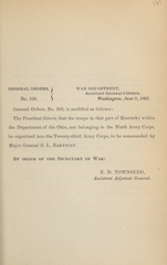 General orders. No. 169