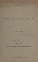 Management of the obstetrical forceps