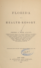 Florida as a health-resort