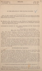 Supplemental report of the chief engineer and general superintendent of the Washington Aqueduct: February 22, 1864